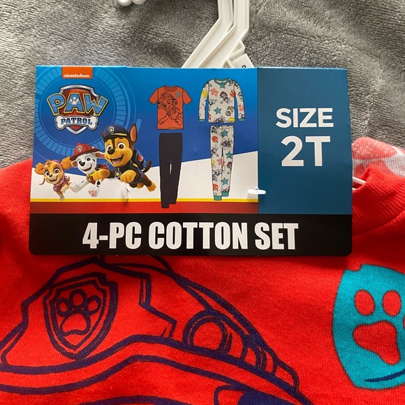 Paw Patrol Pajama Set (4pc) 2T - Picture 2 of 5